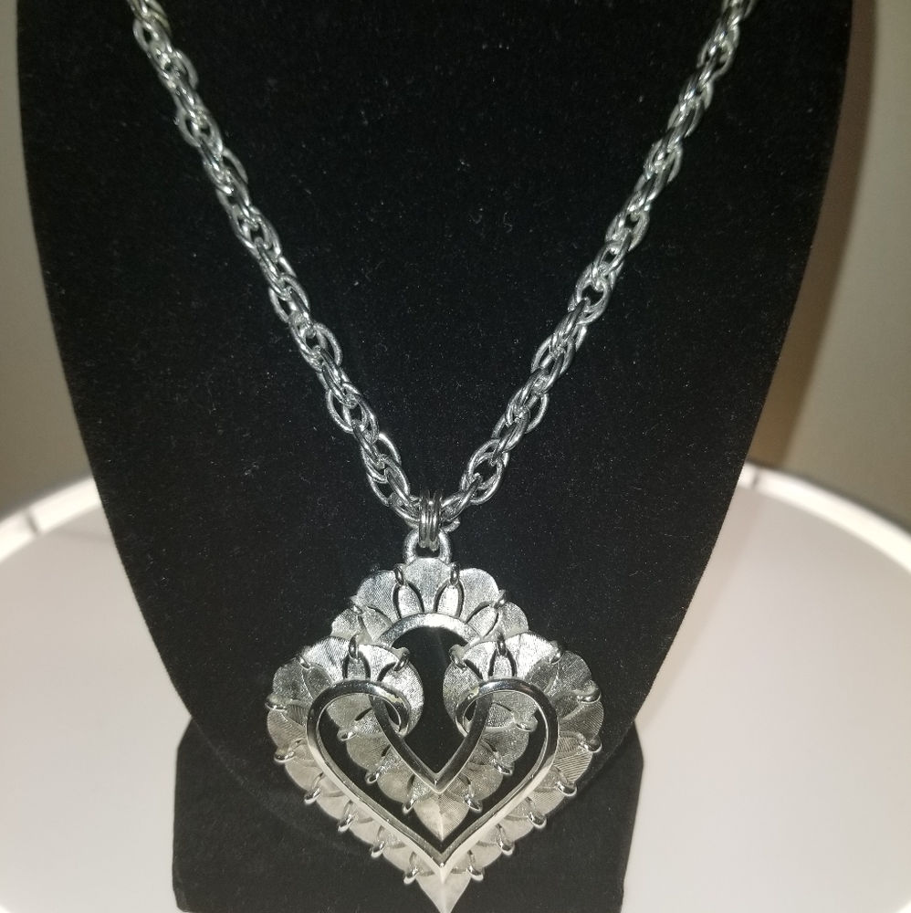 Crown Trifari Art deco statement necklace